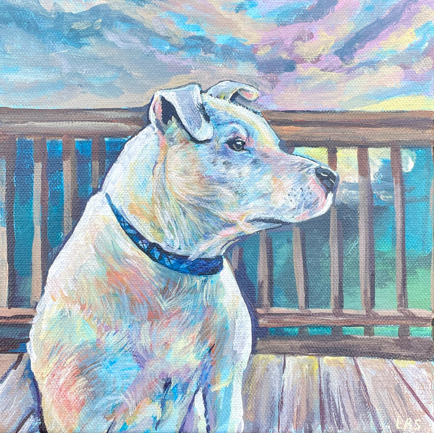 Per Portrait, Acrylic on Canvas, 2023.